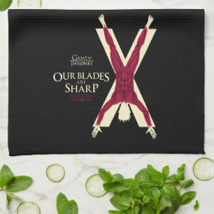 Bolton Sigil - Our Blades Are Sharp Kitchen Towel