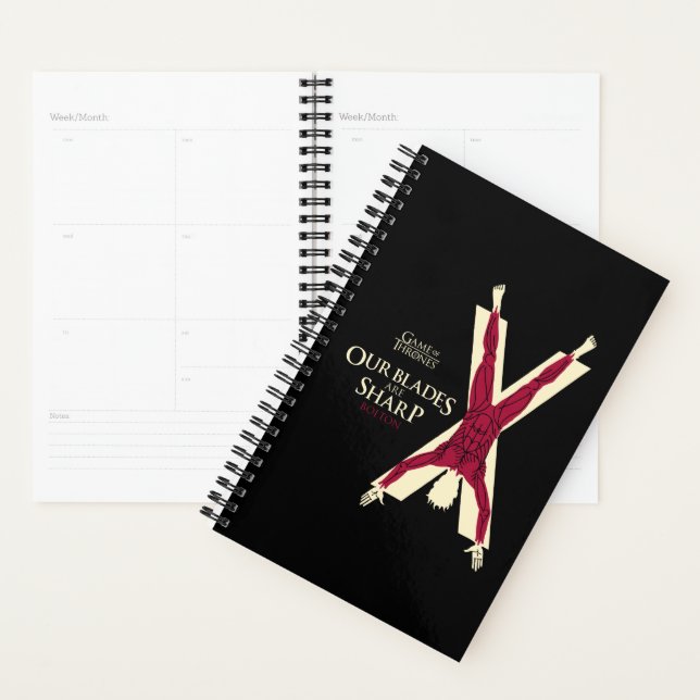 Bolton Sigil - Our Blades Are Sharp Planner (Display)