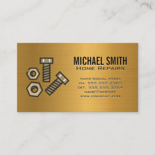 Bolts and Nuts Business Card