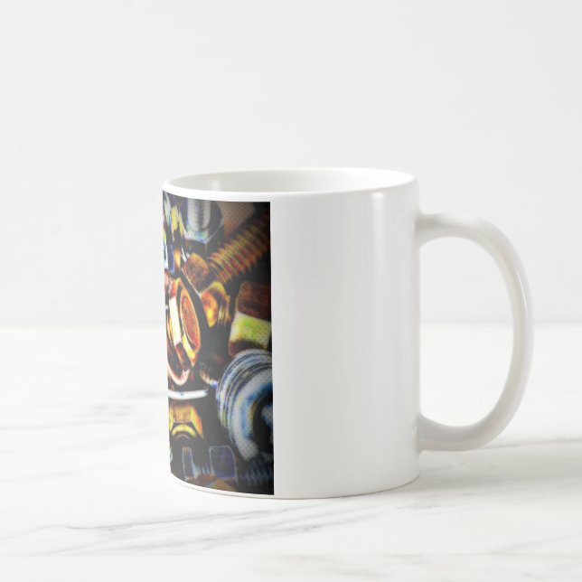 Bolts Pop Art Coffee Mug (Right)