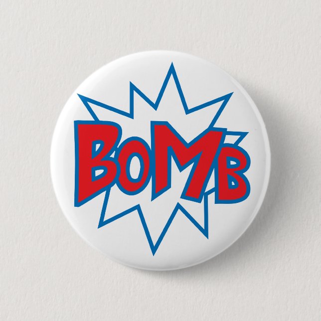 Bomb 2 Inch Round Button (Front)