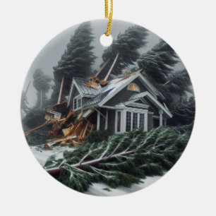 Bomb Cyclone 2 Ceramic Ornament