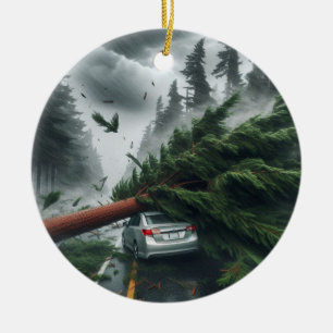 Bomb Cyclone Car 2 Ceramic Ornament