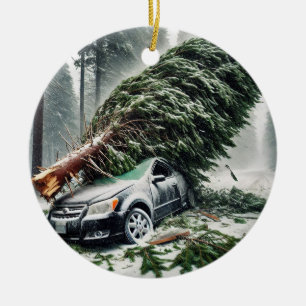 Bomb Cyclone Car 3 Ceramic Ornament