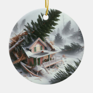 Bomb Cyclone House 4 Ceramic Ornament