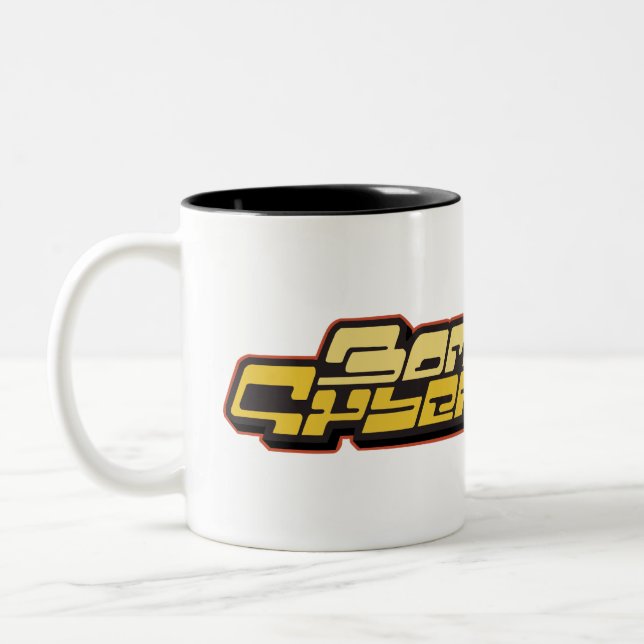 Bomb Rush Cyberfunk Two-Tone Coffee Mug (Left)