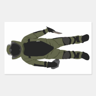 Bomb Suit Sticker