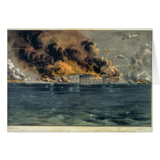 Bombardement de fort Sumter (Devant horizontal)