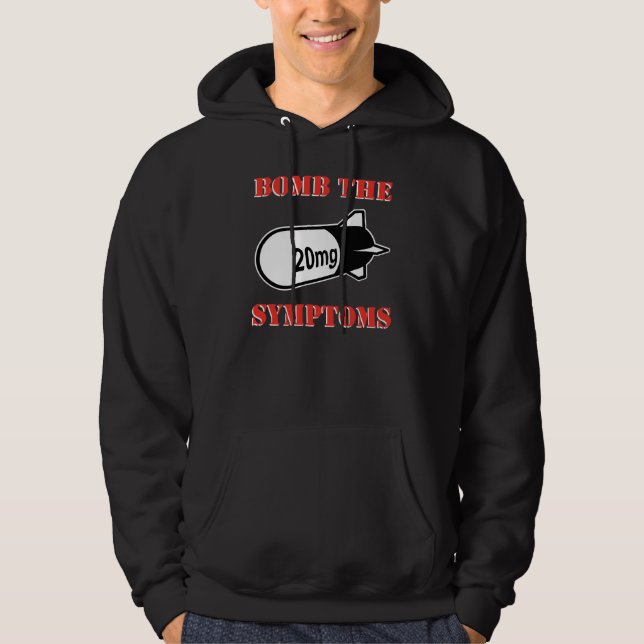 BOMBARDEZ le sweat - shirt à capuche de SYMPTÔMES (Devant)