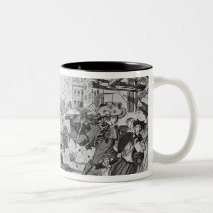Bombardment and siege of Strasbourg Two-Tone Coffee Mug