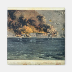 Bombardment of Fort Sumter Magnet