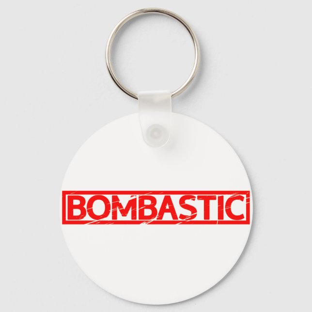 Bombastic Stamp Keychain (Front)