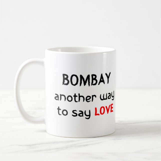 bombay amour café tasse (Gauche)