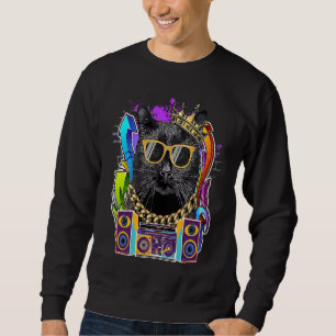 Bombay Cat Hip Hop 90s Rap Music Sweatshirt