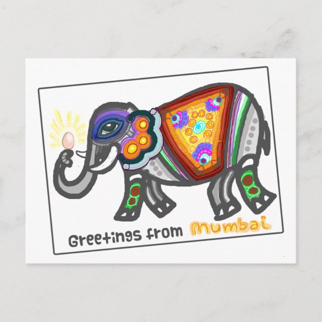 Bombay greetings postcard (Front)