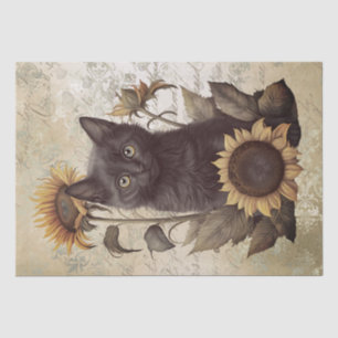 Bombay Kitten Sunflower Cat Tissue Paper