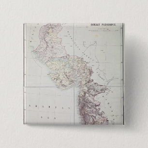 Bombay Presidency, 1890 2 Inch Square Button