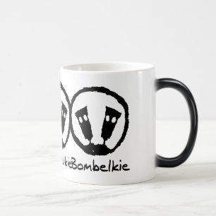 Bombelkie Black/White 11 oz Morphing Mug