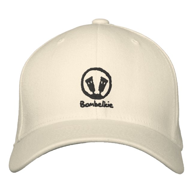 Bombelkie Embroidered Basic Flexfit Wool Cap (Front)