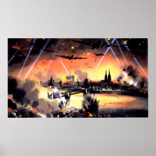 bomber war art poster FROM 14.95