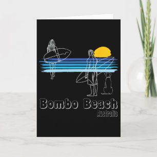 Bombo Beach Australia, Surfing Beach Surf Guy With Card