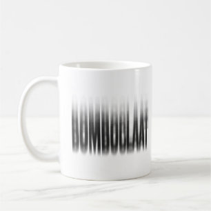 Bomboclaat Blurred Effect Typography Reggae Coffee Mug