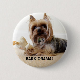 BOMBO's BARK OBAMA 2 Inch Round Button