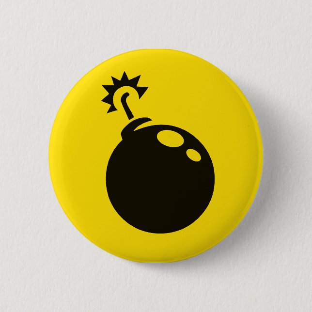 Bombs Away! 2 Inch Round Button (Front)