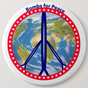 Bombs for Peace Button