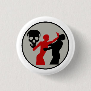 Bombshell Scout Self Defence Merit Badge 1 Inch Round Button