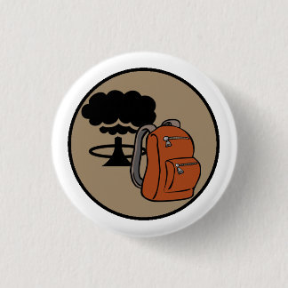 Bombshell Scouts Bugout Bag Merit Badge 1 Inch Round Button