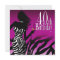 Bombshell Zebra 40th Birthday Party Purple