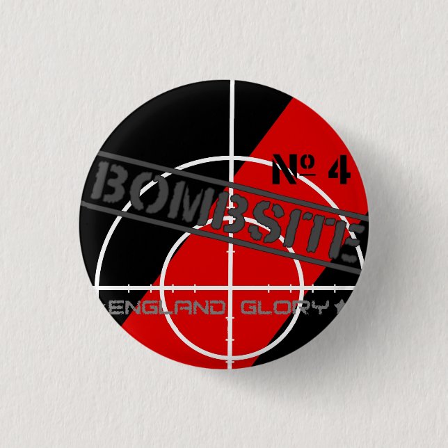 Bombsite issue 4 Book Project 1 Inch Round Button (Front)