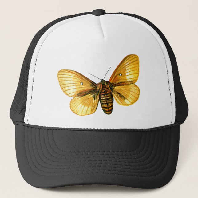 Bombyx quercus female trucker hat (Front)