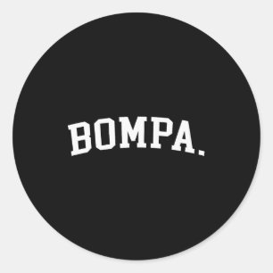 Bompa classic round sticker