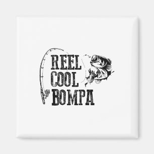 Bompa Fishing Reel Cool Bompa Funny Gift Magnet