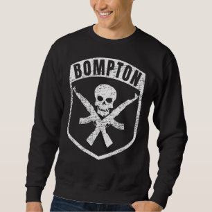 Bompton California Skull Ak 47 Hip Hop Rap Sweatshirt