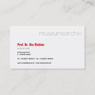 Bon à lire Carte de visite clair