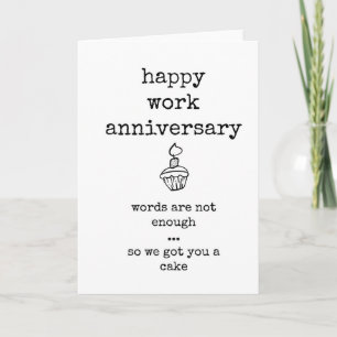 Bon Anniversaire de travail, Carte Coworker