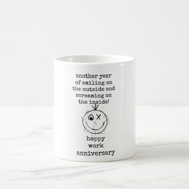 Bon Anniversaire De Travail, Coworker, Mug Cadeau  (Centre)