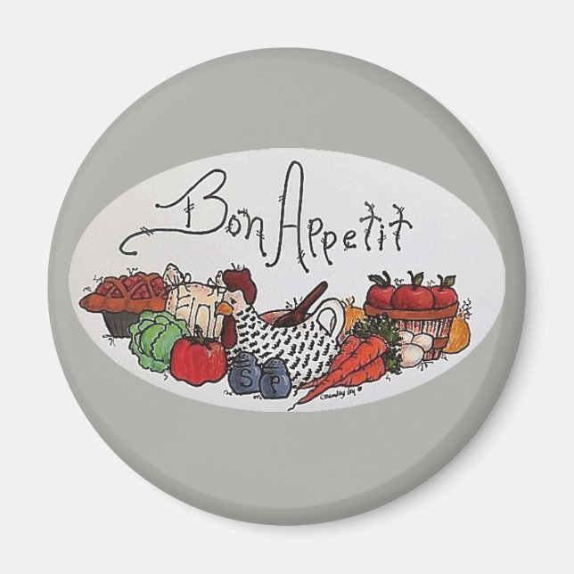 Bon Apetite Magnet (Devant)