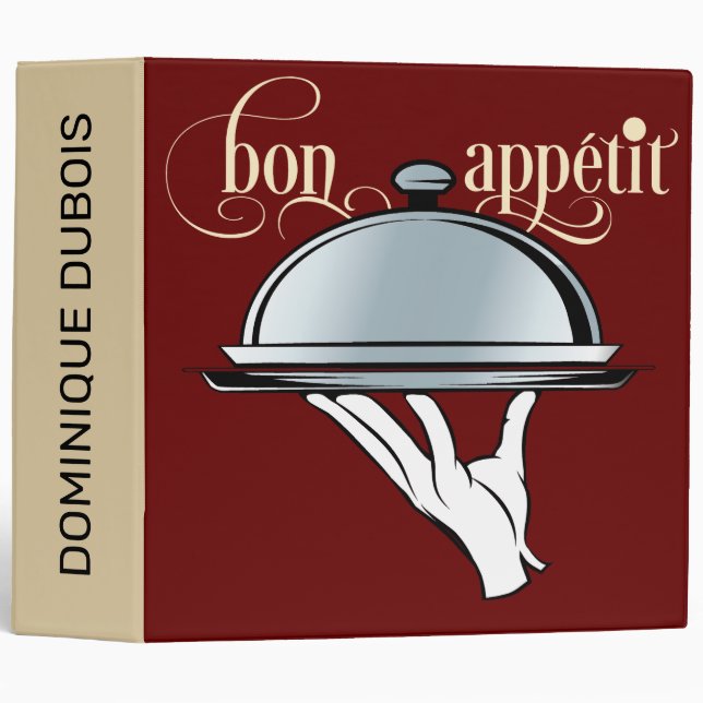 Bon Appetit 3 See Back -  Binder (Front/Spine)