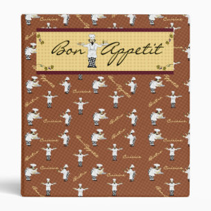 Bon Appetit Avery Binder (Brown)