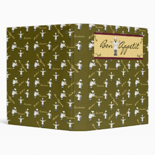 Bon Appetit Avery Binder (Green)