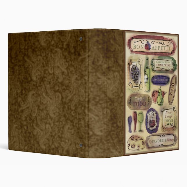 Bon Appetit Binder/Album Binder (Background)