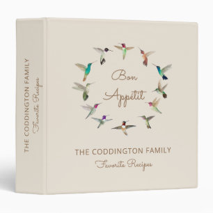 Bon Appétit California Hummingbirds Recipe Binder