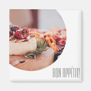 Bon Appetit Cheese Platter Food Magnet
