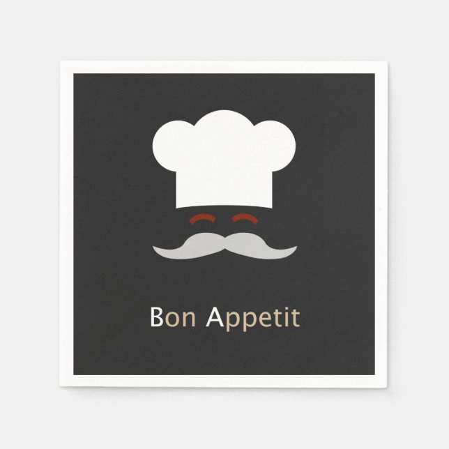 Bon Appetit Chef Napkin (Front)