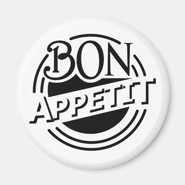 Bon Appetit design Magnet (Front)