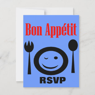 Bon Appetit Dinner Party Invitation